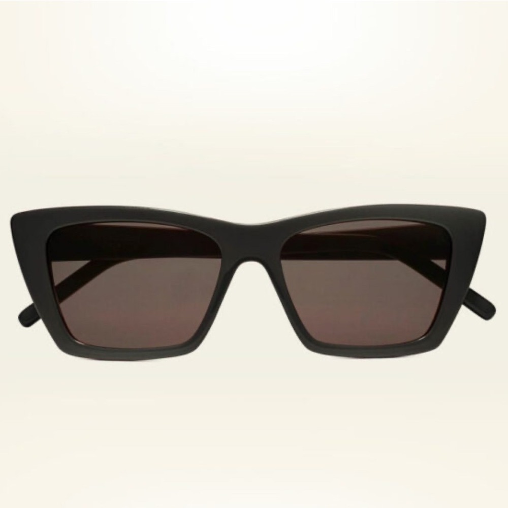 Saint Laurent Mica SL 276 Sunglasses Black Cat Eye SL276 001 53-16-145